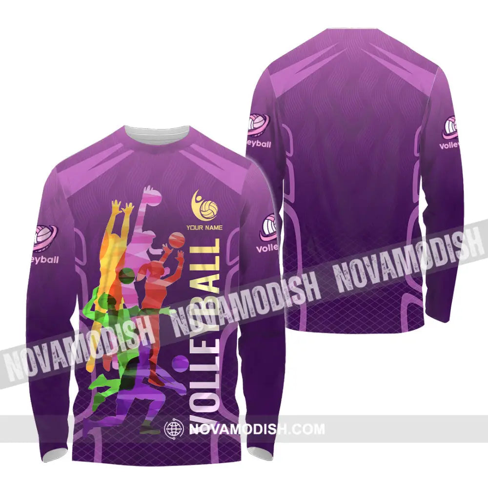 Unisex Shirt - Custom Volleyball 3D Shirt - Long Sleeve Shirt / S - T-shirt