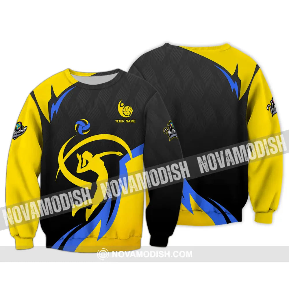 Unisex Shirt - Custom Volleyball 3D Shirt - Long Sleeve / S - T-shirt