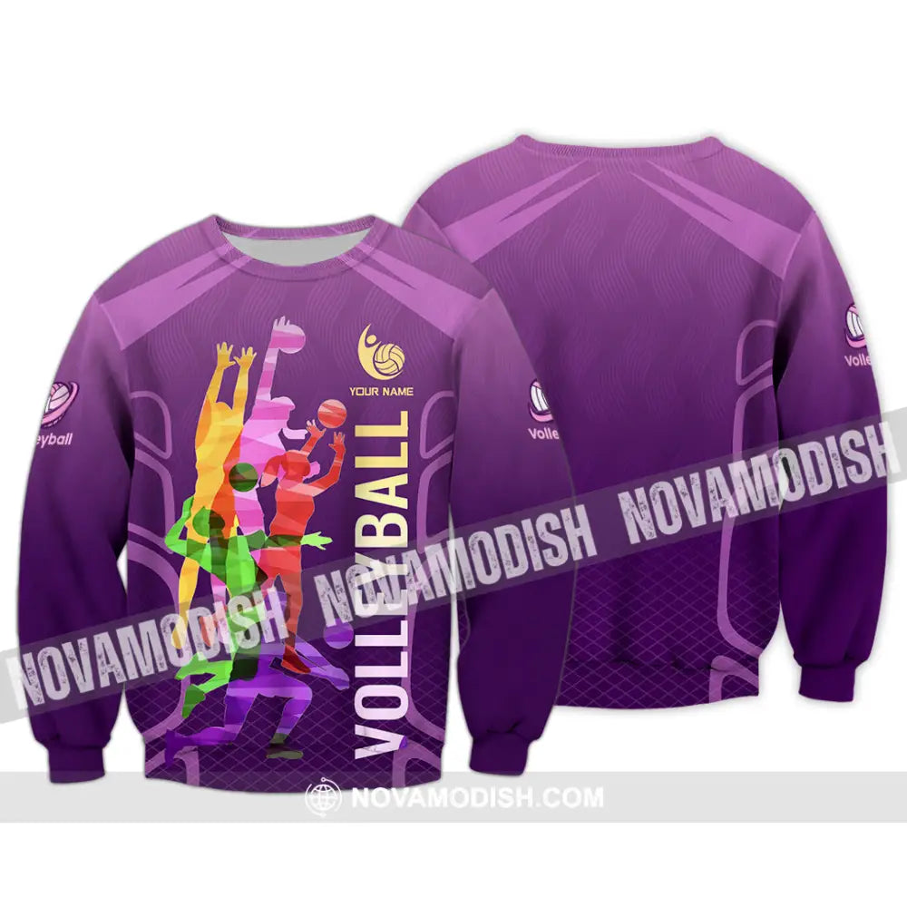 Unisex Shirt - Custom Volleyball 3D Shirt - Long Sleeve / S - T-shirt