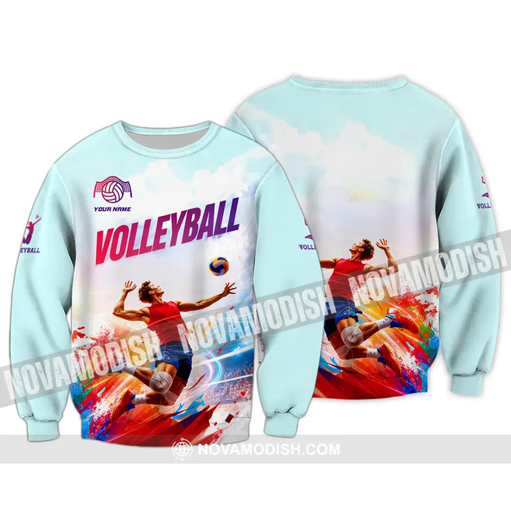 Unisex Shirt - Custom Volleyball 3D Shirt Long Sleeve / S T-shirt