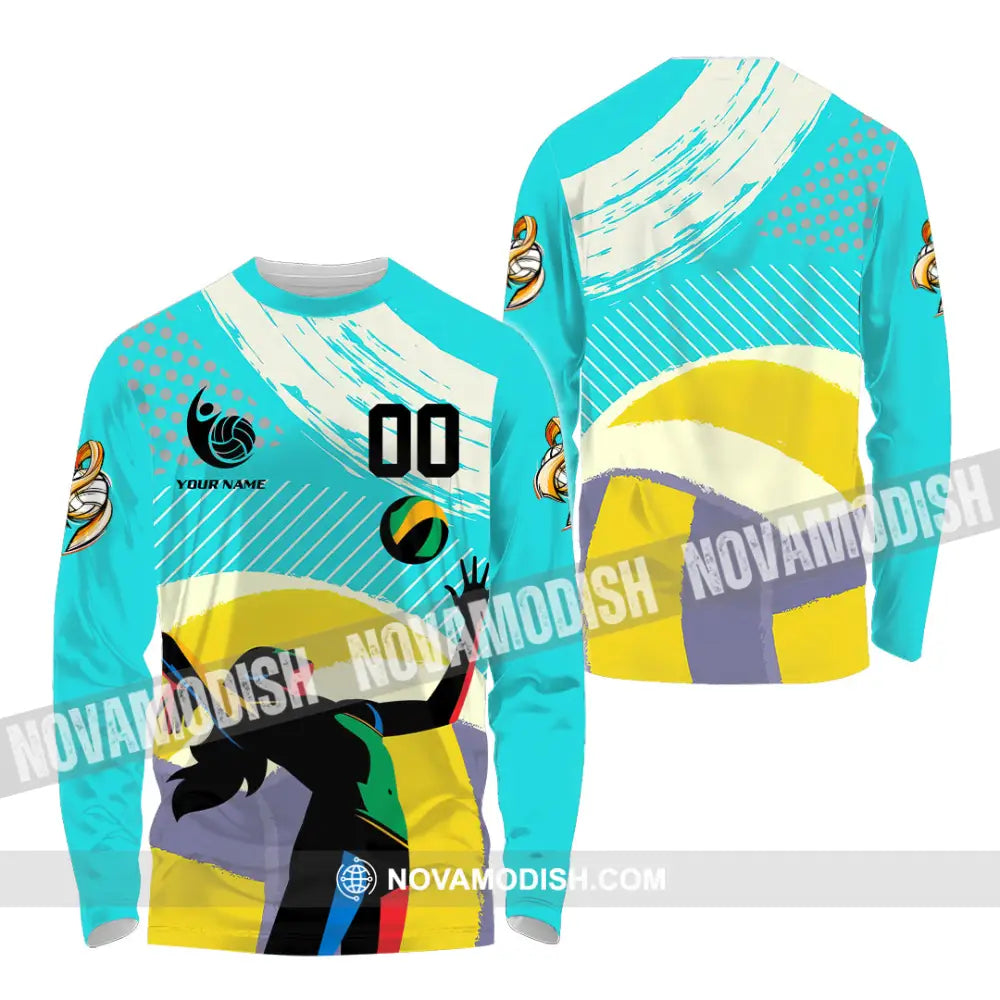 Unisex Shirt - Custom Volleyball 3D Shirt - Long Sleeve Shirt / S - T-shirt