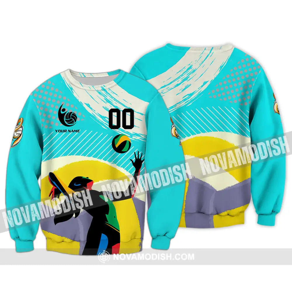 Unisex Shirt - Custom Volleyball 3D Shirt - Long Sleeve / S - T-shirt