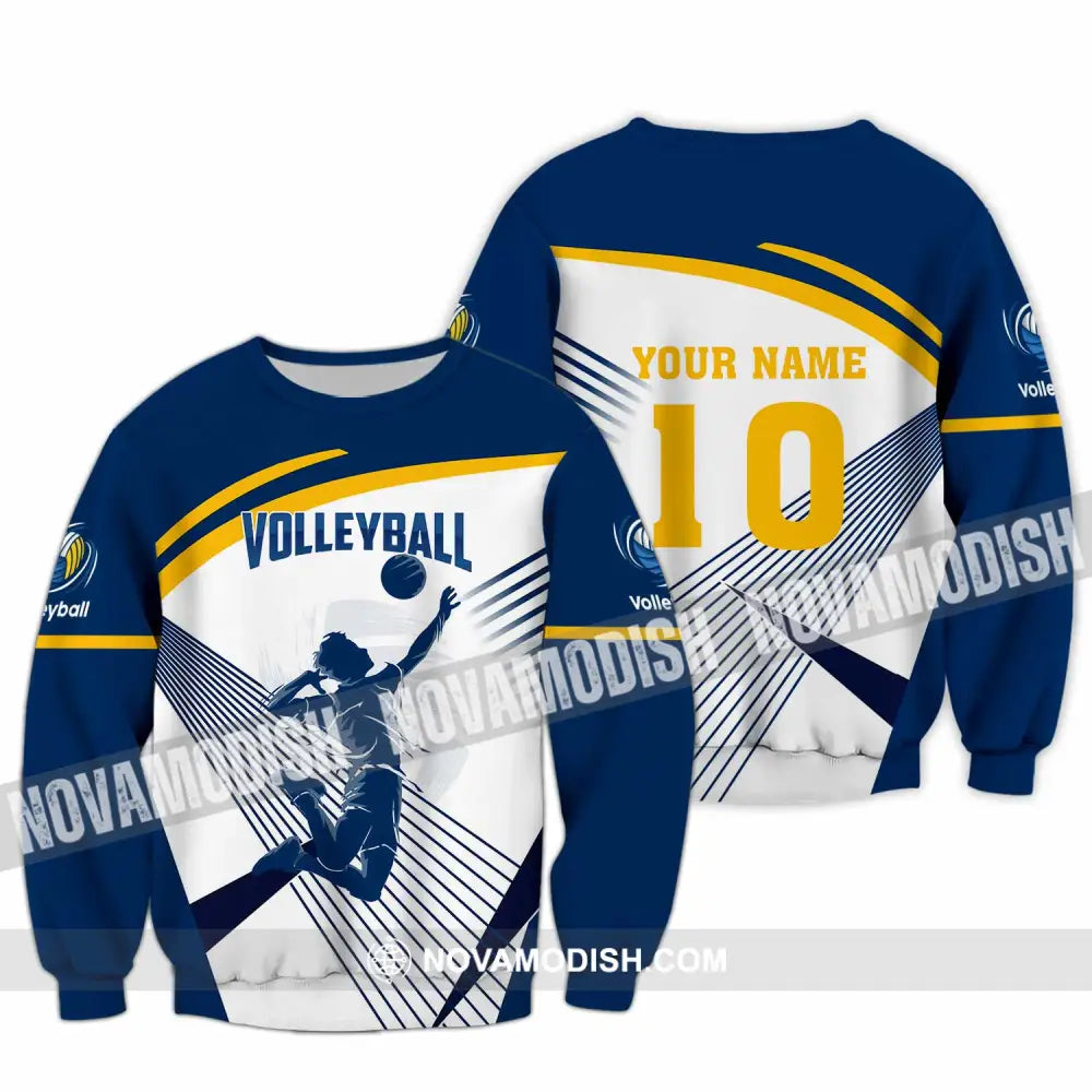 Unisex Shirt - Custom Volleyball 3D Shirt Long Sleeve / S T-shirt