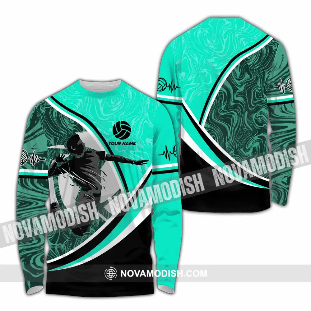 Unisex Shirt - Custom Volleyball 3D Shirt Long Sleeve Shirt / S T-shirt