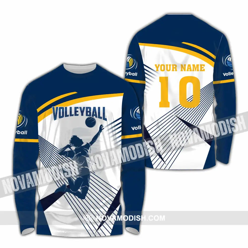 Unisex Shirt - Custom Volleyball 3D Shirt Long Sleeve Shirt / S T-shirt