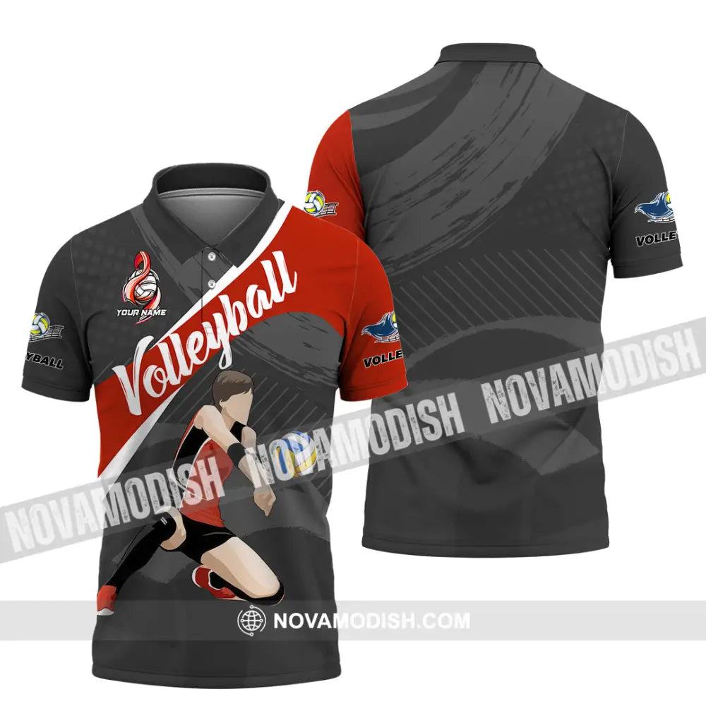 Unisex Shirt - Custom Volleyball 3D Shirt - Polo Shirt / S - T-shirt