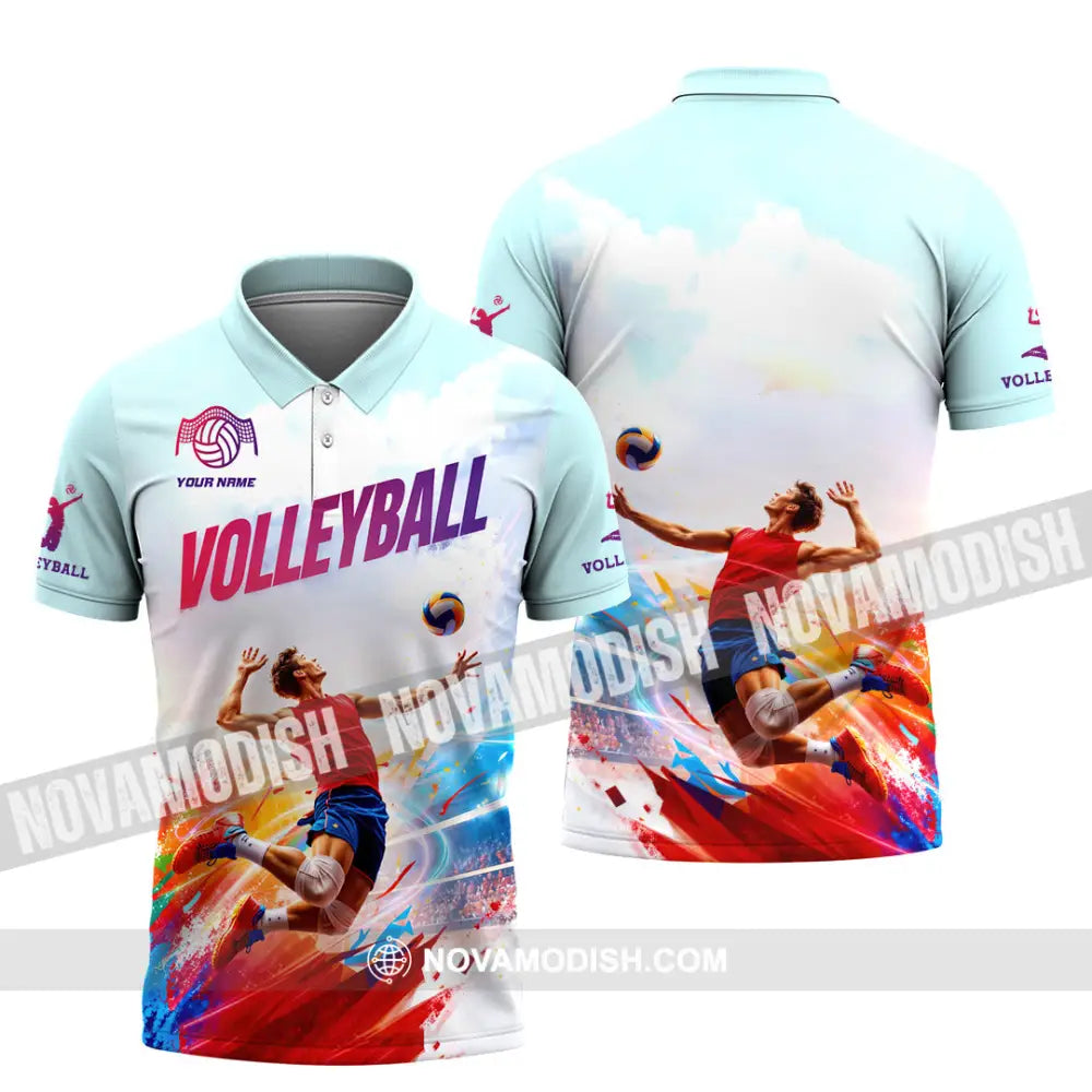 Unisex Shirt - Custom Volleyball 3D Shirt Polo Shirt / S T-shirt