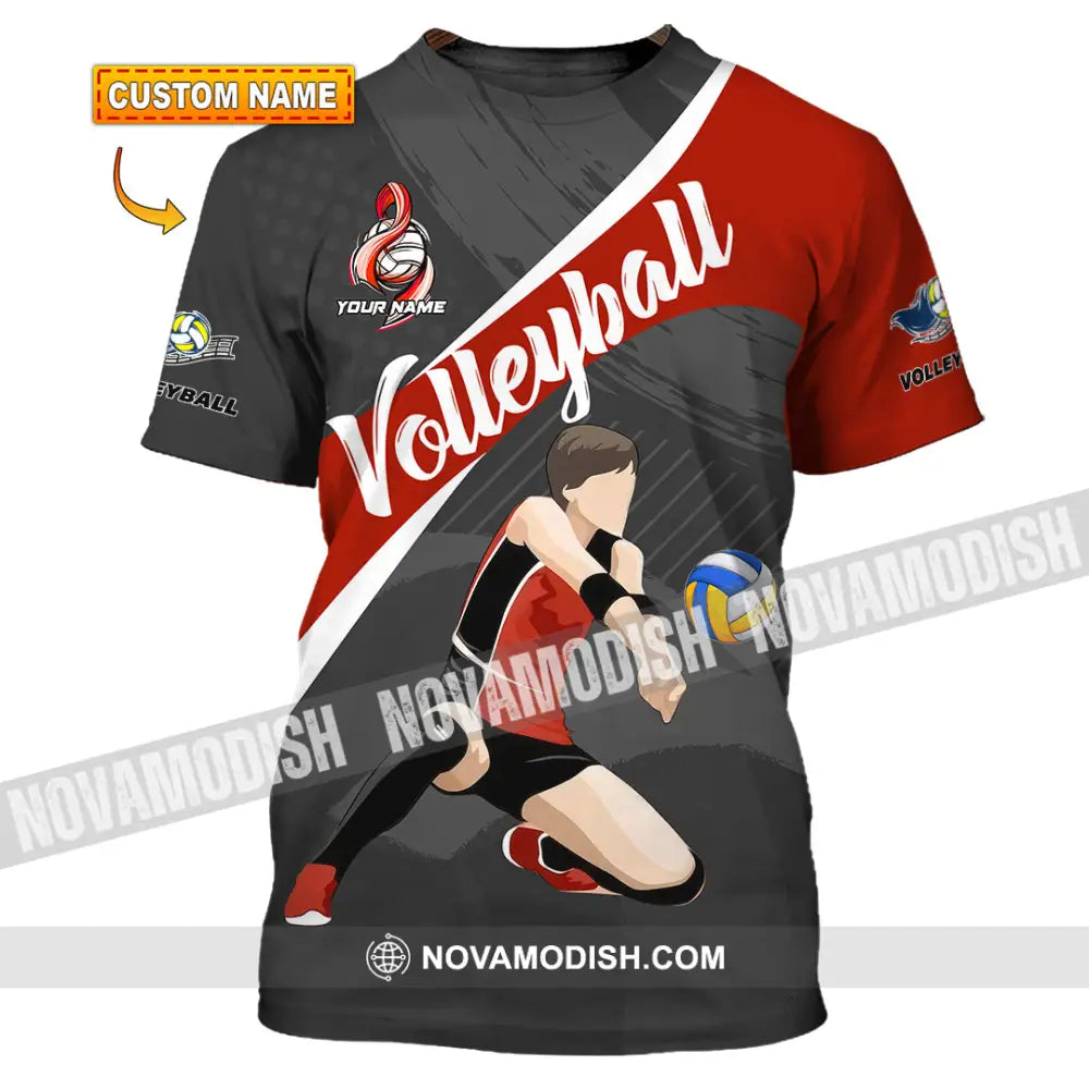 Unisex Shirt - Custom Volleyball 3D Shirt - T-shirt