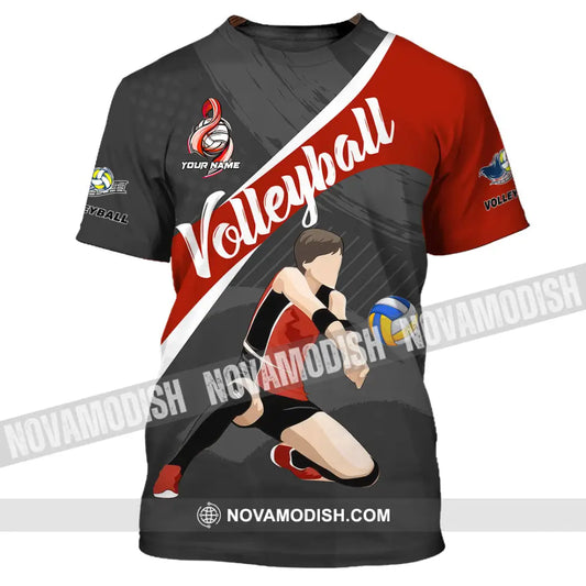 Unisex Shirt - Custom Volleyball 3D Shirt - T-Shirt / S - T-shirt