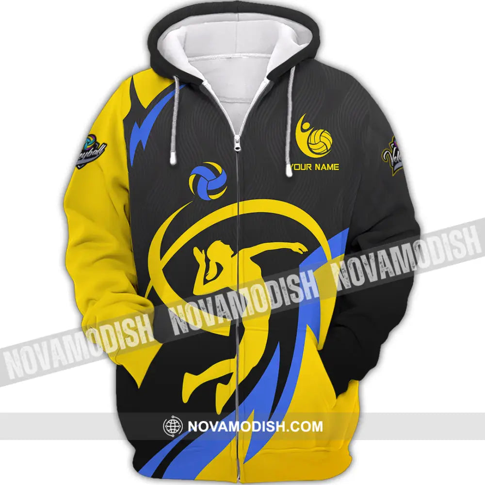 Unisex Shirt - Custom Volleyball 3D Shirt - Zipper Hoodie / S - T-shirt