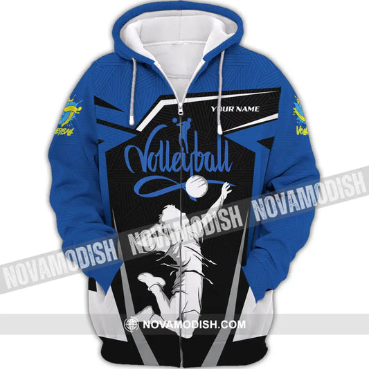 Unisex Shirt - Custom Volleyball 3D Shirt - Zipper Hoodie / S - T-shirt
