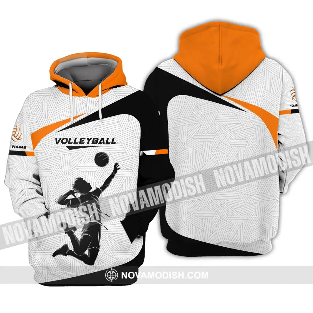 Unisex Shirt Custom Volleyball Hoodie T-Shirt For Team Gift Players