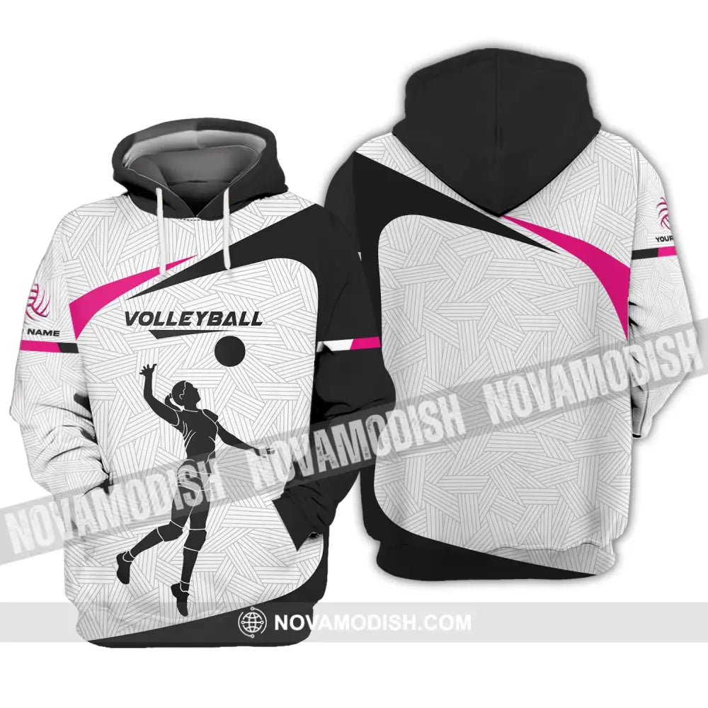 Unisex Shirt Custom Volleyball Hoodie Team T-Shirt Gift For Players / S