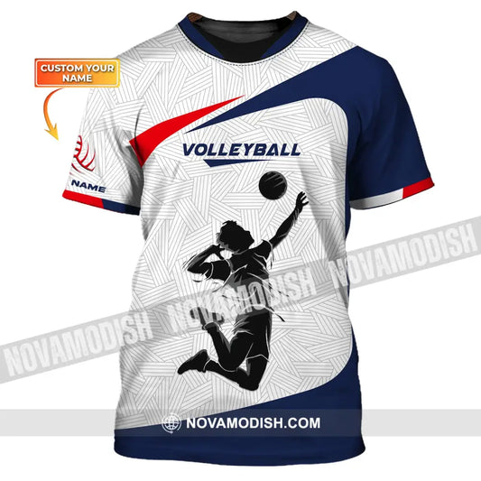Unisex Shirt Custom Volleyball Hoodie Team T-Shirt Gift For Players / S