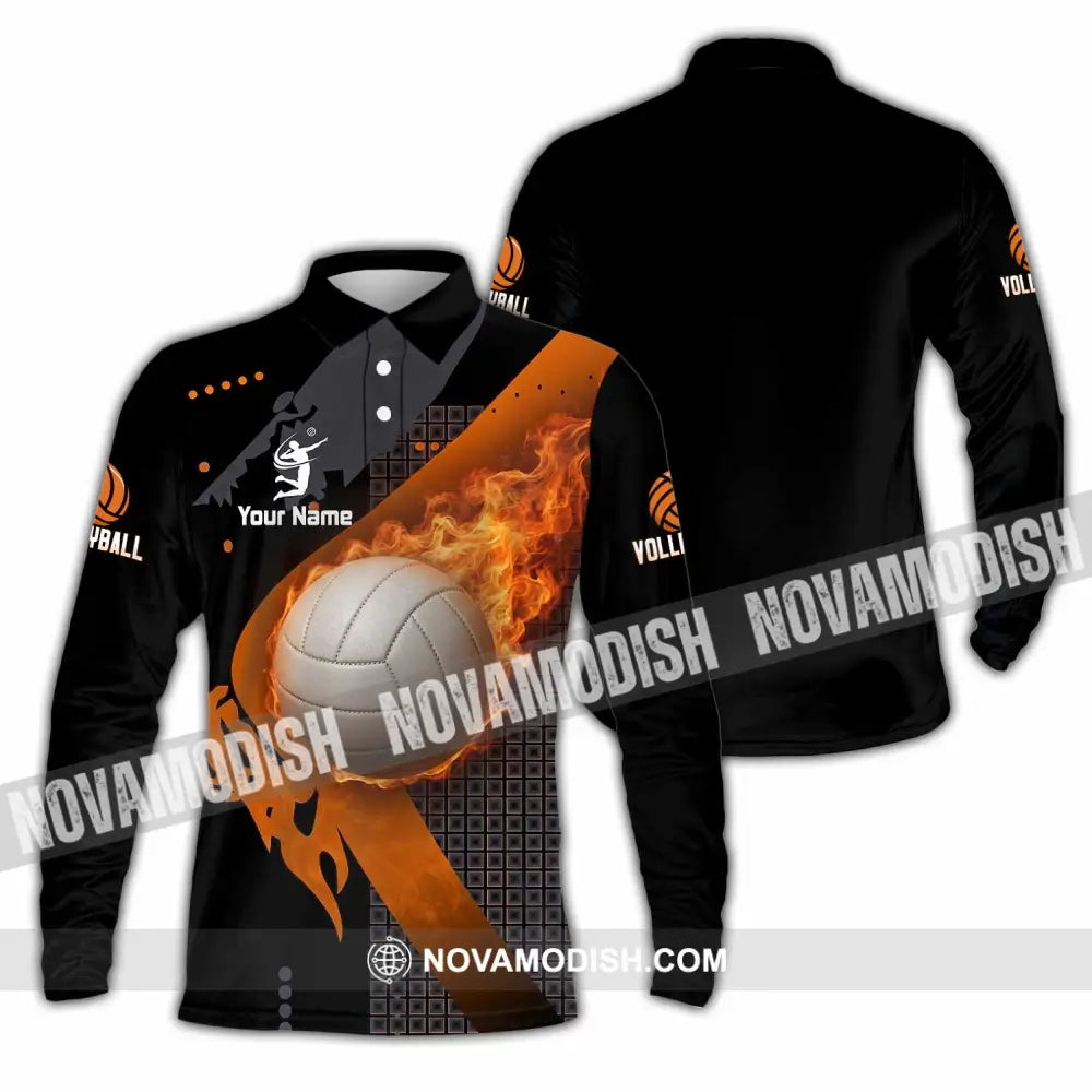 Unisex Shirt - Custom Volleyball Shirt - Long Sleeve Polo / S - T-shirt