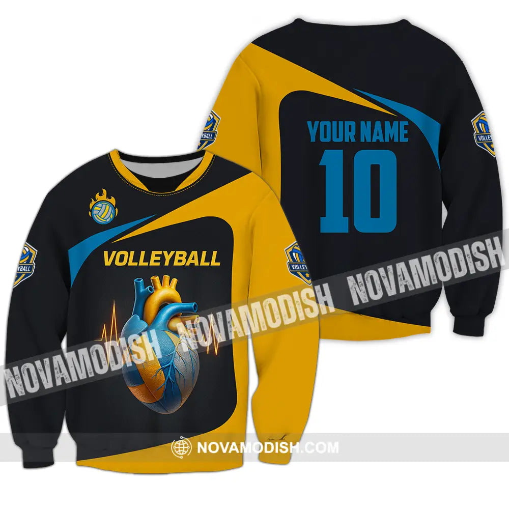 Unisex Shirt - Custom Volleyball Shirt Long Sleeve / S T-shirt