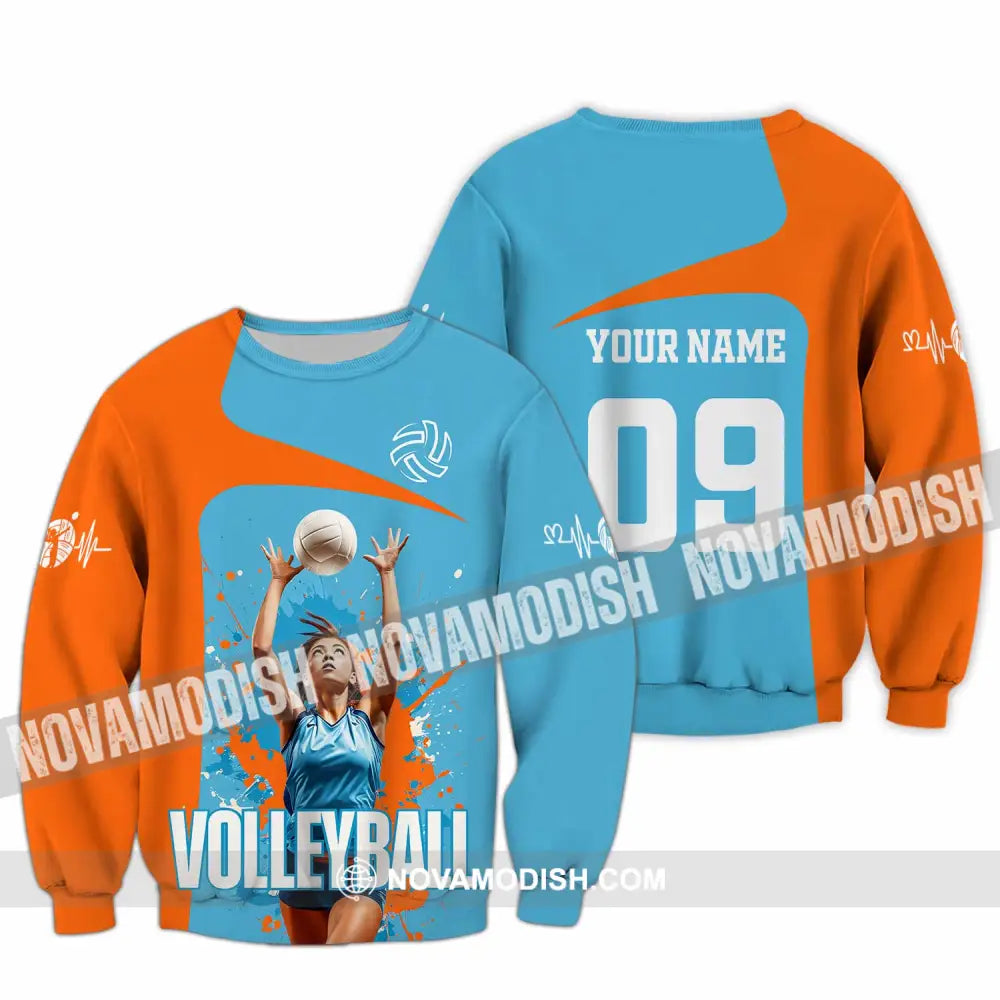 Unisex Shirt - Custom Volleyball Shirt Long Sleeve / S T-shirt