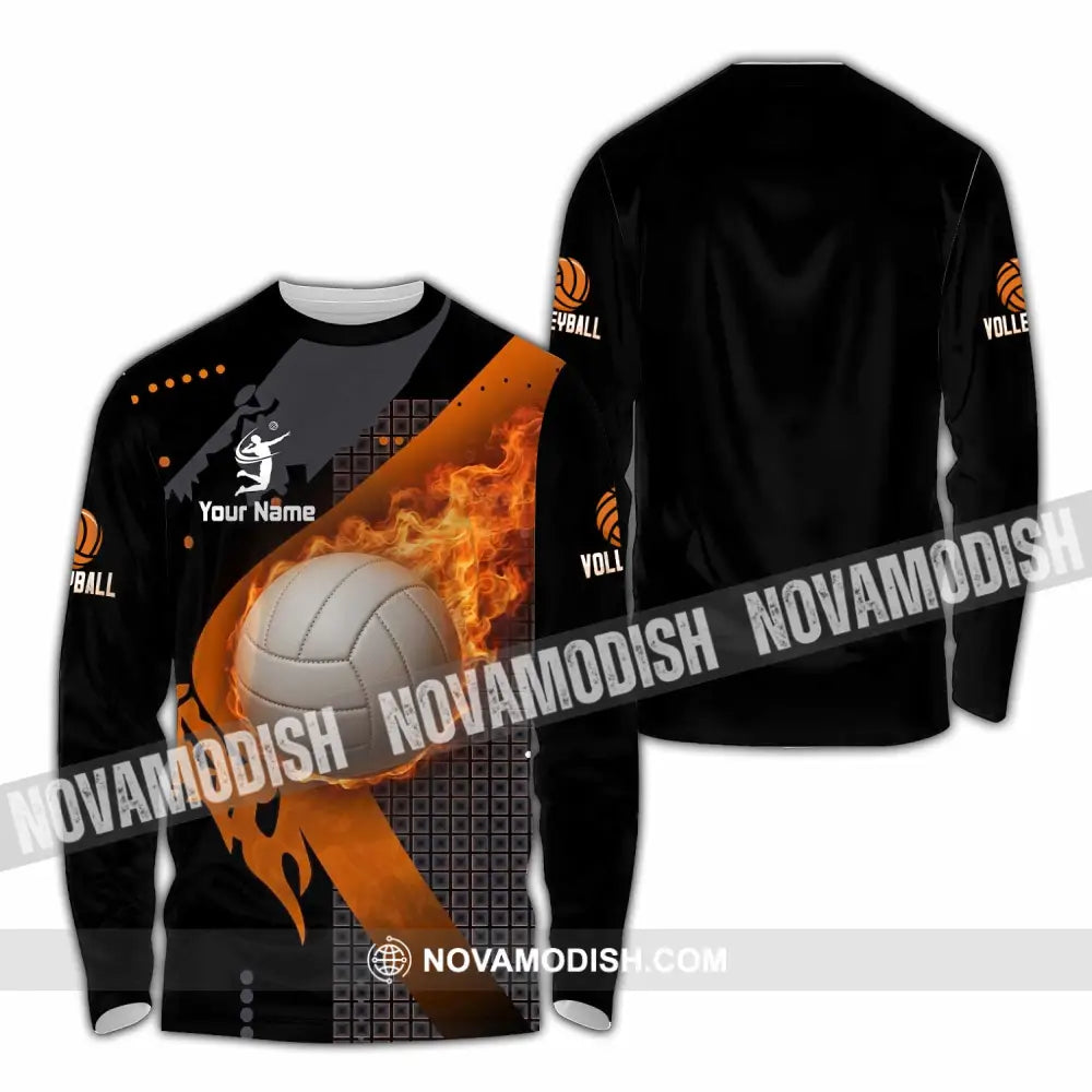 Unisex Shirt - Custom Volleyball Shirt - Long Sleeve Shirt / S - T-shirt
