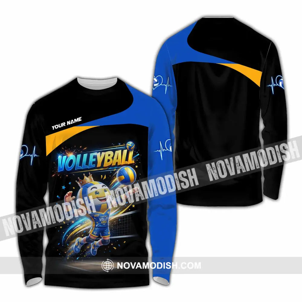 Unisex Shirt - Custom Volleyball Shirt - Long Sleeve Shirt / S - T-shirt