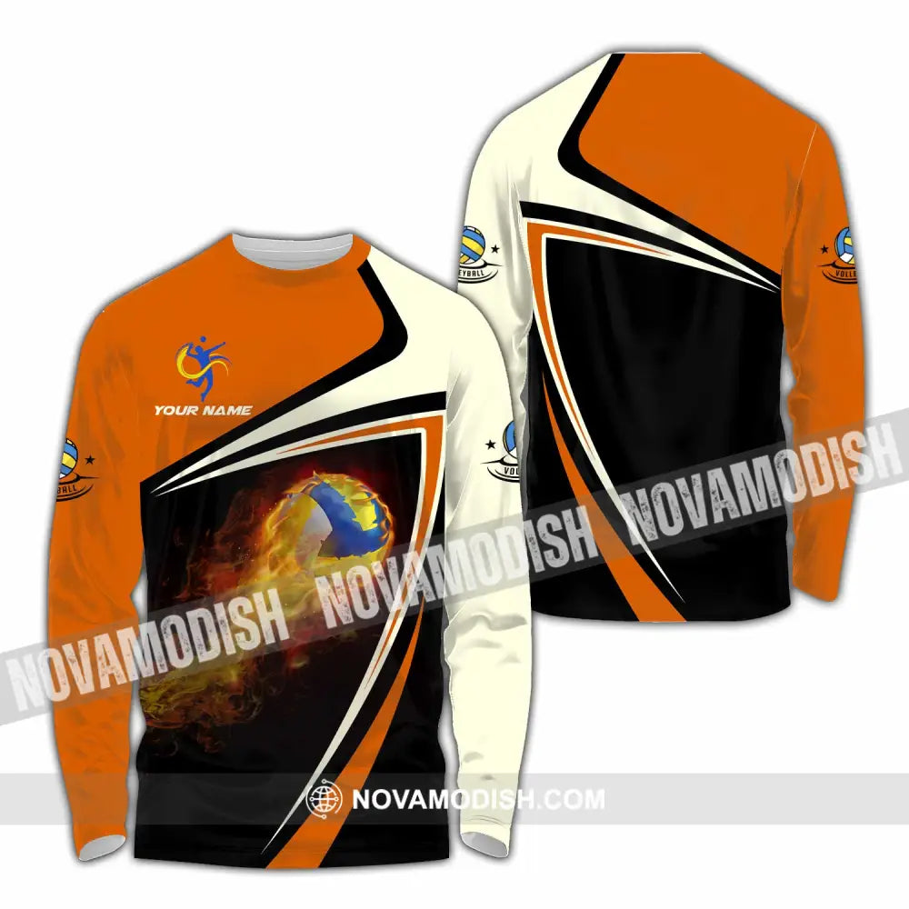 Unisex Shirt - Custom Volleyball Shirt Long Sleeve Shirt / S T-shirt