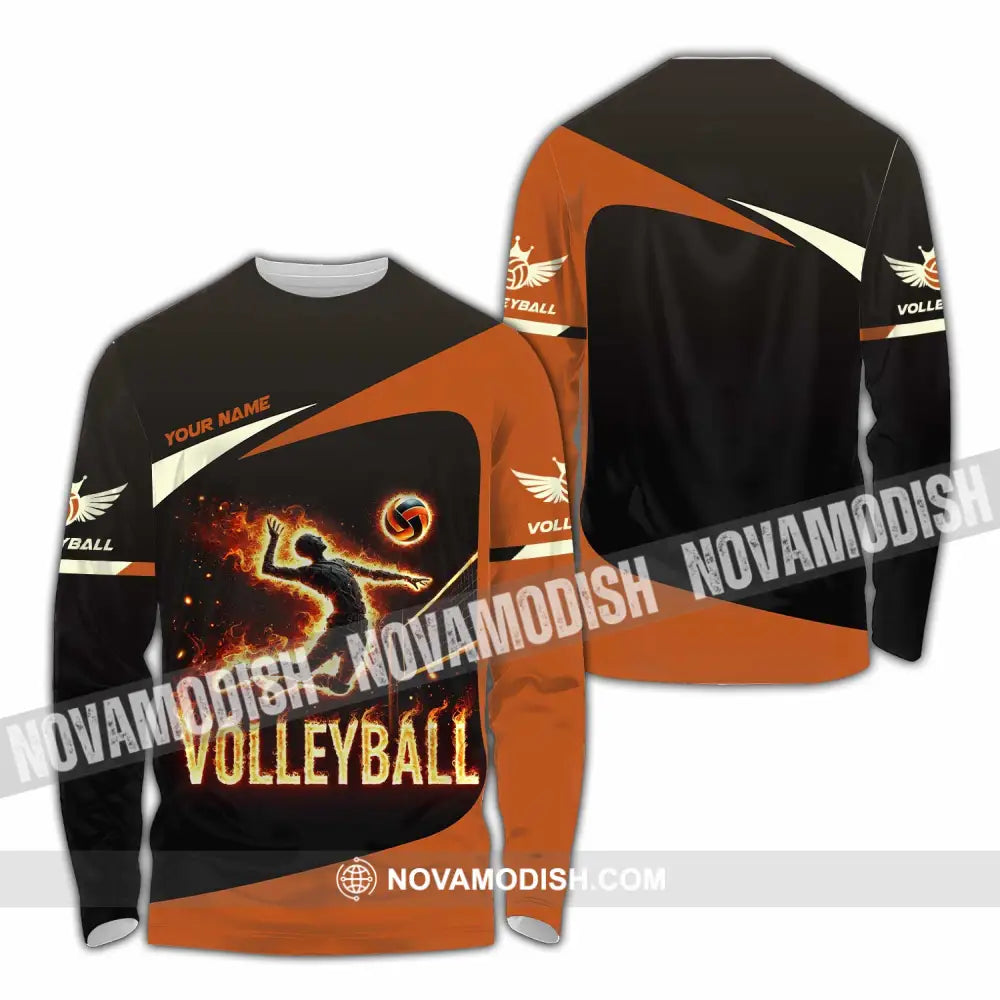 Unisex Shirt - Custom Volleyball Shirt Long Sleeve Shirt / S T-shirt
