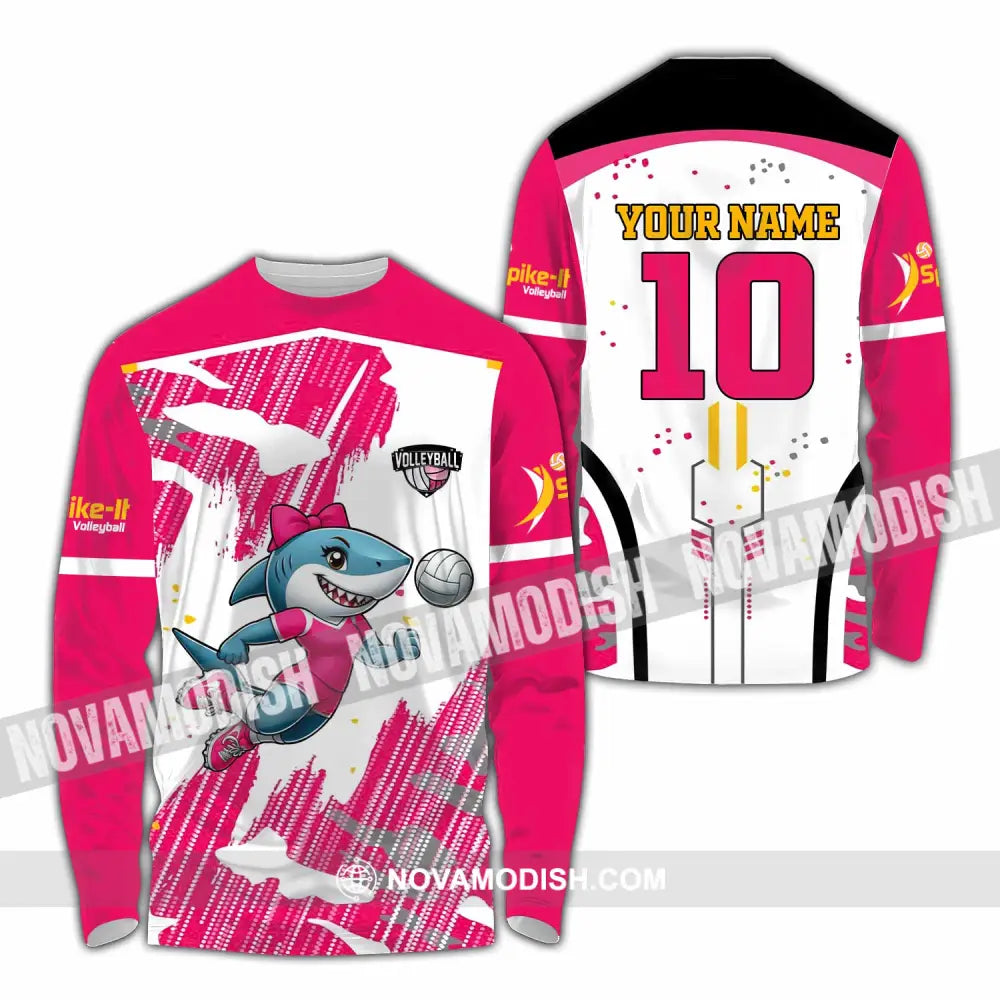 Unisex Shirt - Custom Volleyball Shirt - Long Sleeve Shirt / S - T-shirt