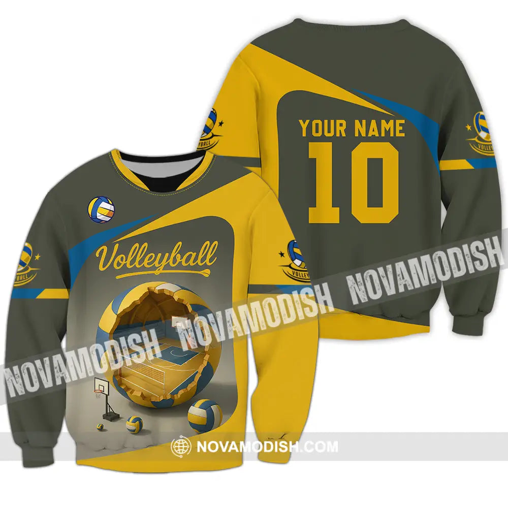 Unisex Shirt - Custom Volleyball Shirt Long Sleeve / S T-shirt