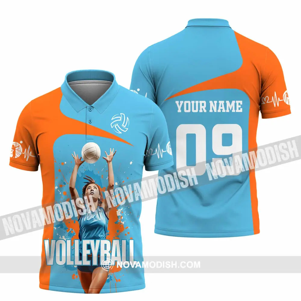 Unisex Shirt - Custom Volleyball Shirt Polo Shirt / S T-shirt