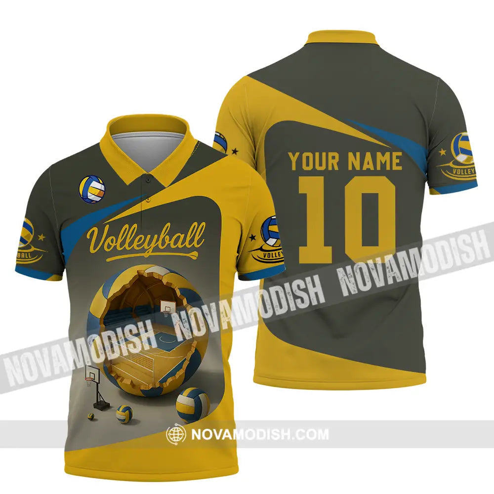 Unisex Shirt - Custom Volleyball Shirt Polo Shirt / S T-shirt