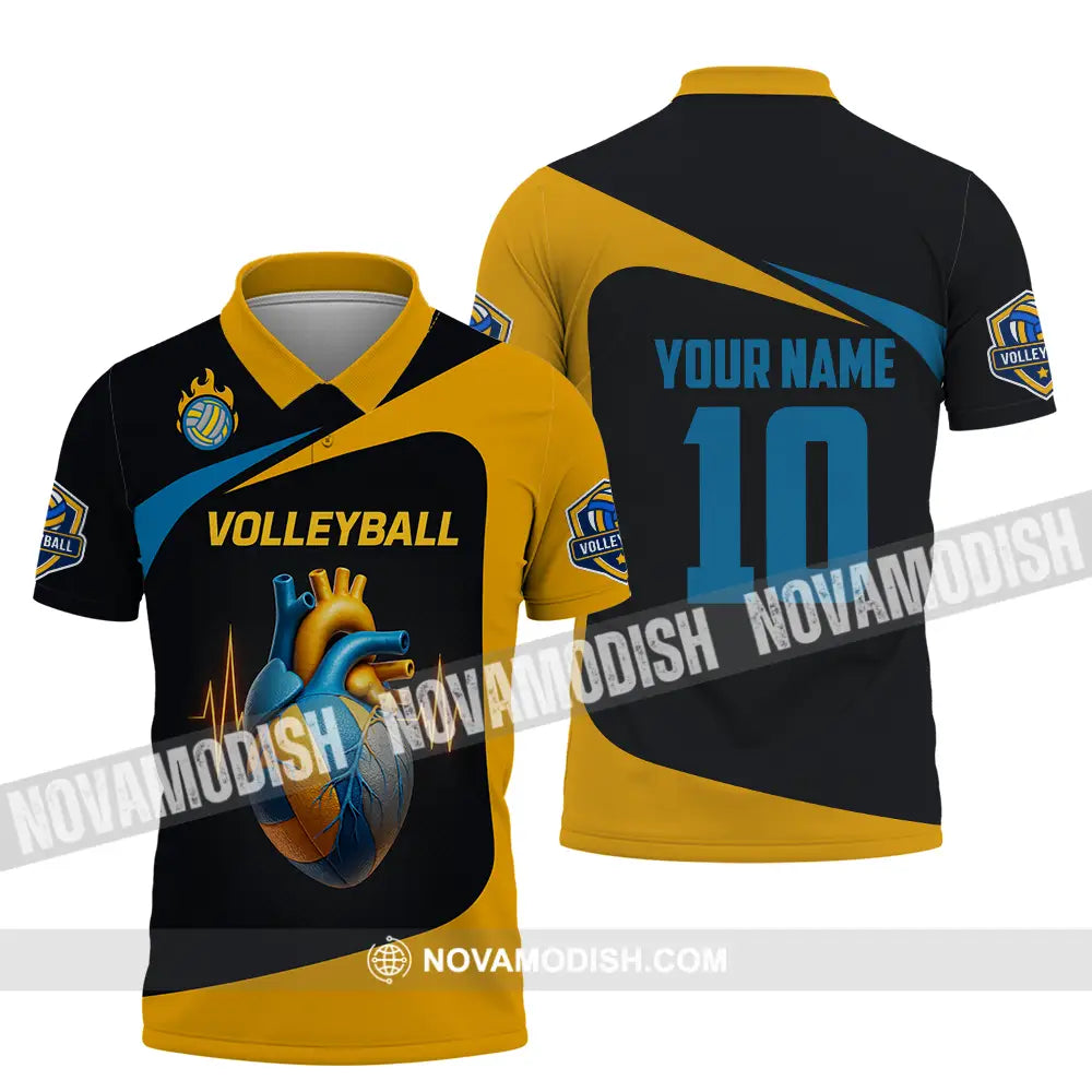 Unisex Shirt - Custom Volleyball Shirt Polo Shirt / S T-shirt