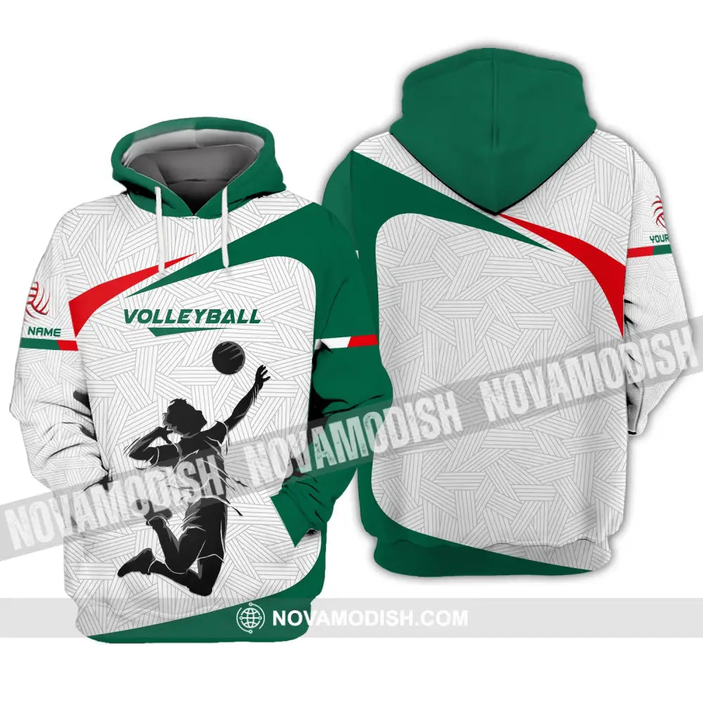 Unisex Shirt Custom Volleyball Polo T-Shirt For Team Gift Players Hoodie / S