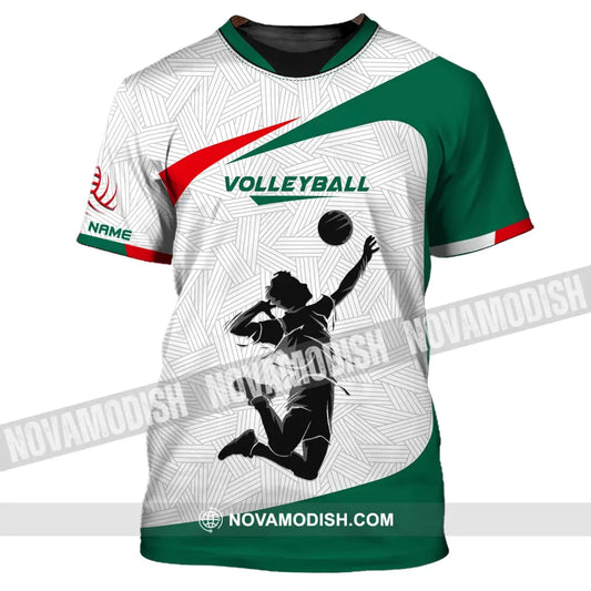 Unisex Shirt Custom Volleyball Polo T-Shirt For Team Gift Players / S