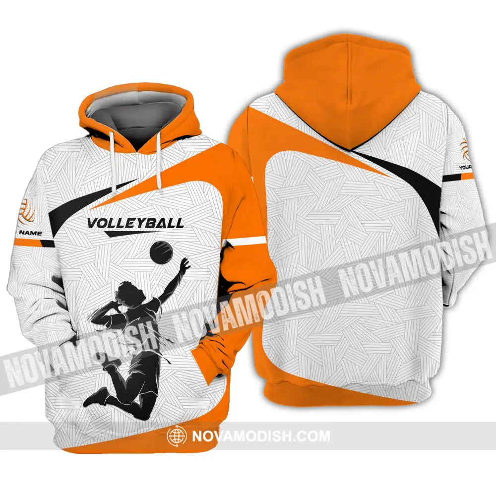 Unisex Shirt Custom Volleyball Polo Team T-Shirt Gift For Players Hoodie / S