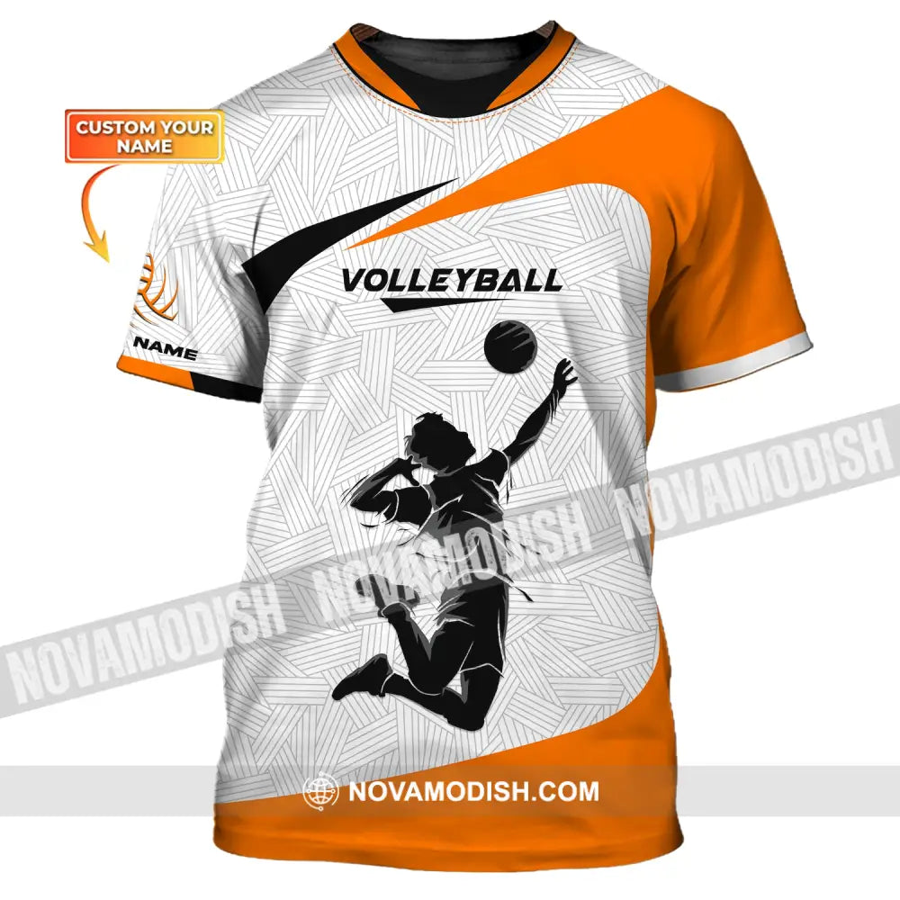 Unisex Shirt Custom Volleyball Polo Team T-Shirt Gift For Players / S