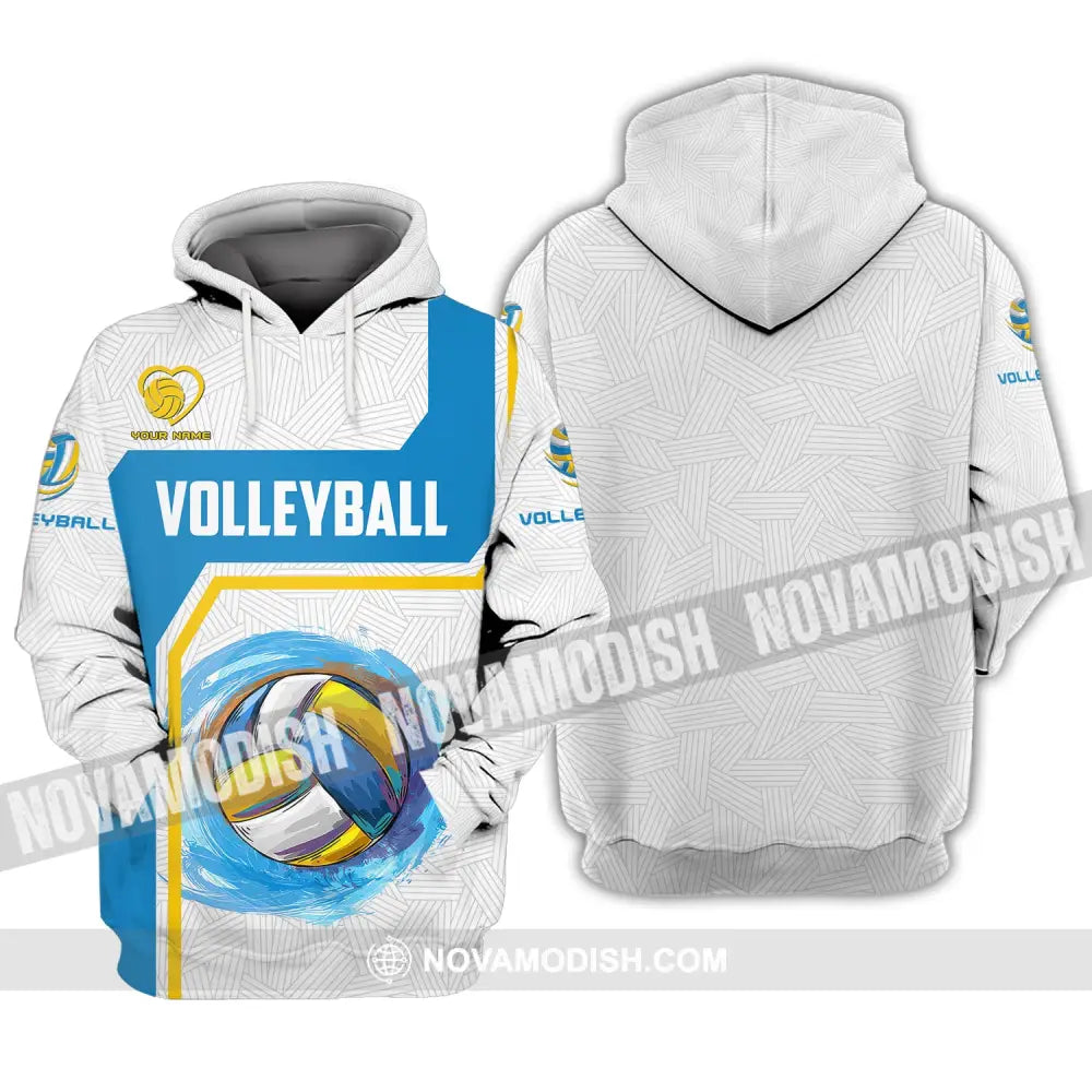 Unisex Shirt Custom Volleyball T-Shirt For Team Gift Players Hoodie / S