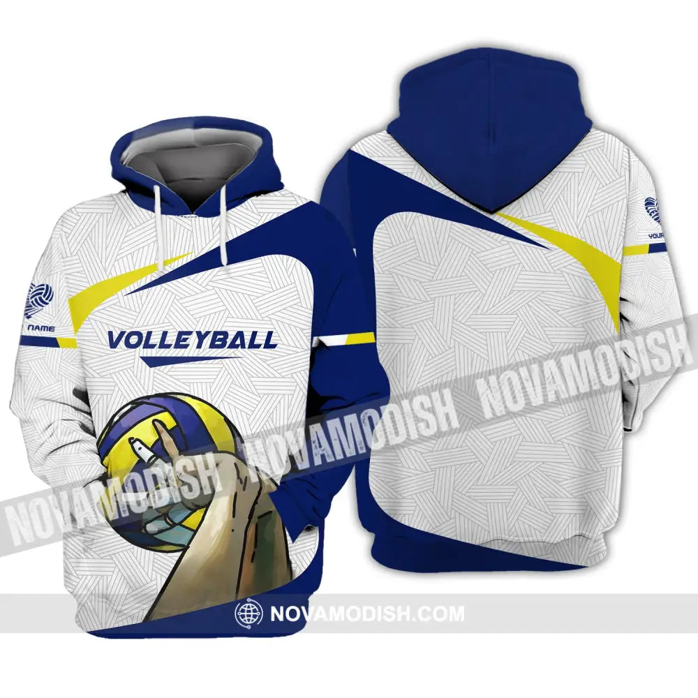 Unisex Shirt Custom Volleyball Team T-Shirt For Club Gift Players Hoodie / S