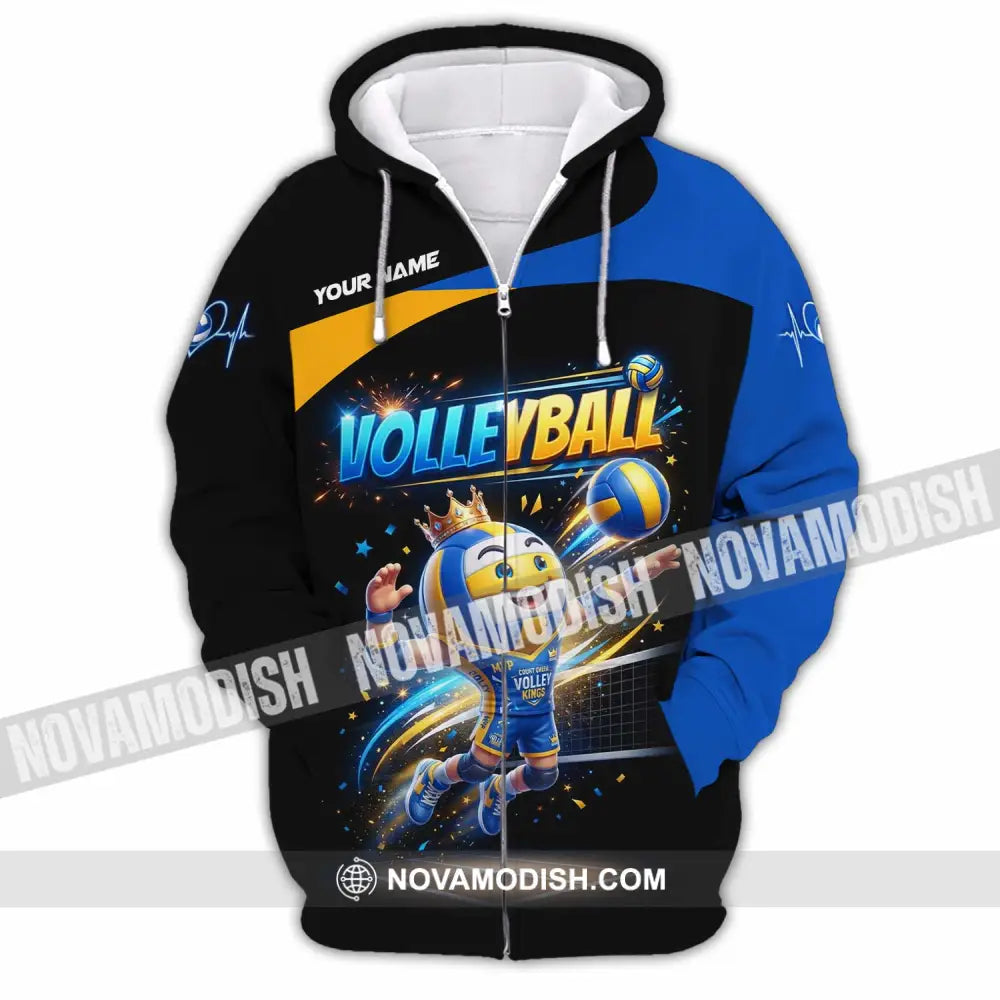 Unisex Shirt - Custom Volleyball Shirt - Zipper Hoodie / S - T-shirt