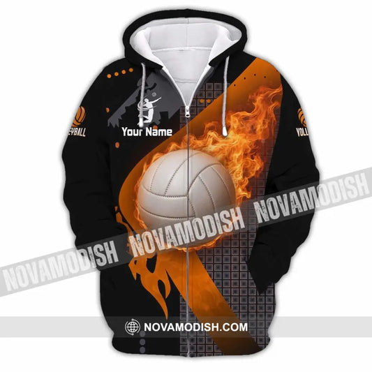 Unisex Shirt - Custom Volleyball Shirt - Zipper Hoodie / S - T-shirt