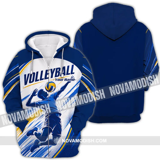 Unisex Shirt - Custom Volleyball Shirt - Zipper Hoodie / S - T-shirt