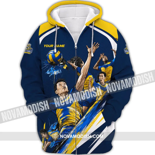 Unisex Shirt - Custom Volleyball Shirt - Zipper Hoodie / S - T-shirt