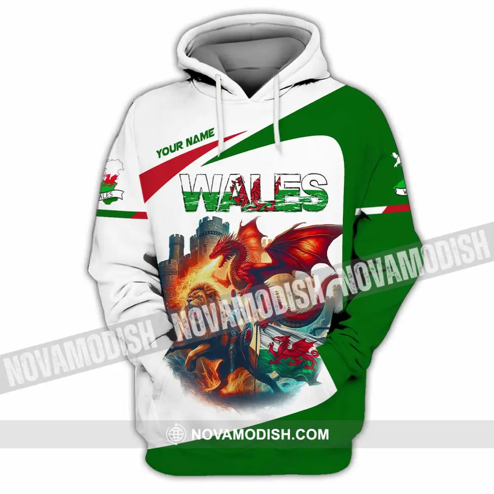 Unisex Shirt - Custom Wales Shirt Hoodie / S T-shirt