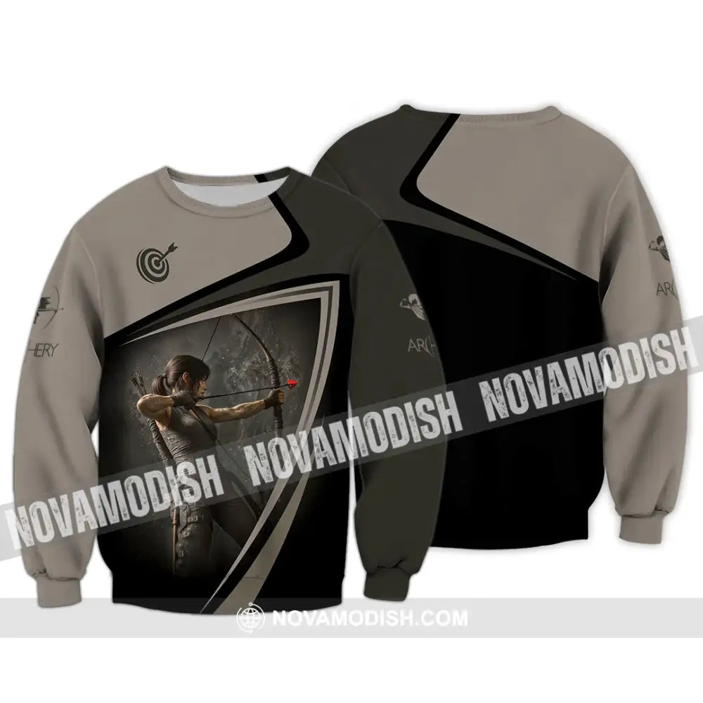 Unisex Shirt - Custom Warrior Archery Shirt Long Sleeve / S T-shirt