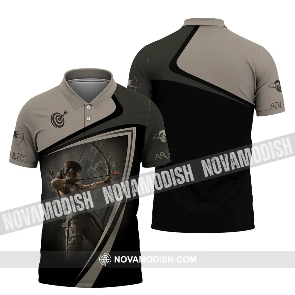 Unisex Shirt - Custom Warrior Archery Shirt Polo Shirt / S T-shirt
