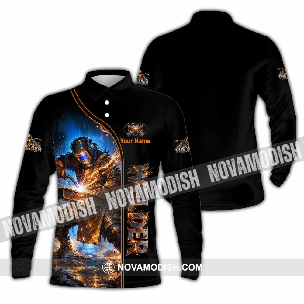 Unisex Shirt - Custom Welder Shirt - Long Sleeve Polo / S - T-shirt
