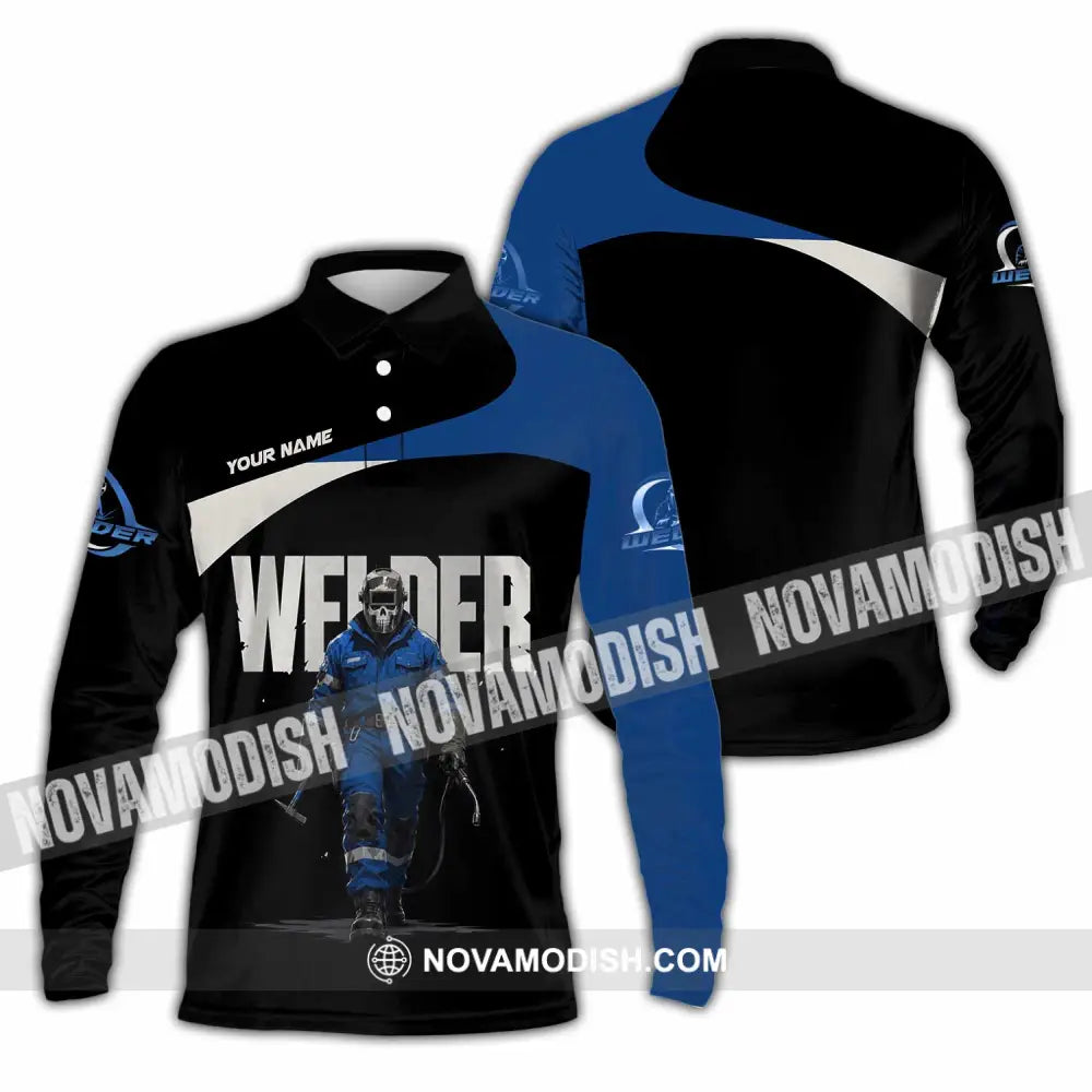 Unisex Shirt - Custom Welder Shirt - Long Sleeve Polo / S - T-shirt