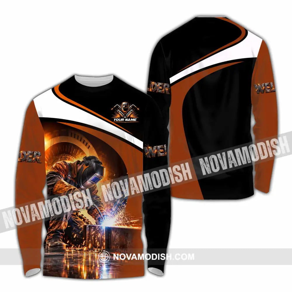 Unisex Shirt - Custom Welder Shirt - Long Sleeve Shirt / S - T-shirt