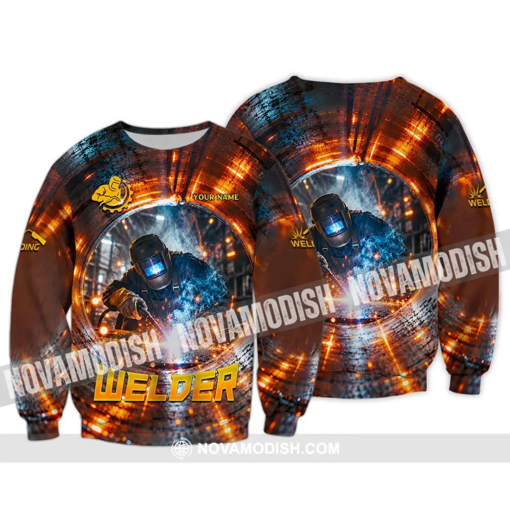 Unisex Shirt - Custom Welder Shirt - Long Sleeve / S - T-shirt