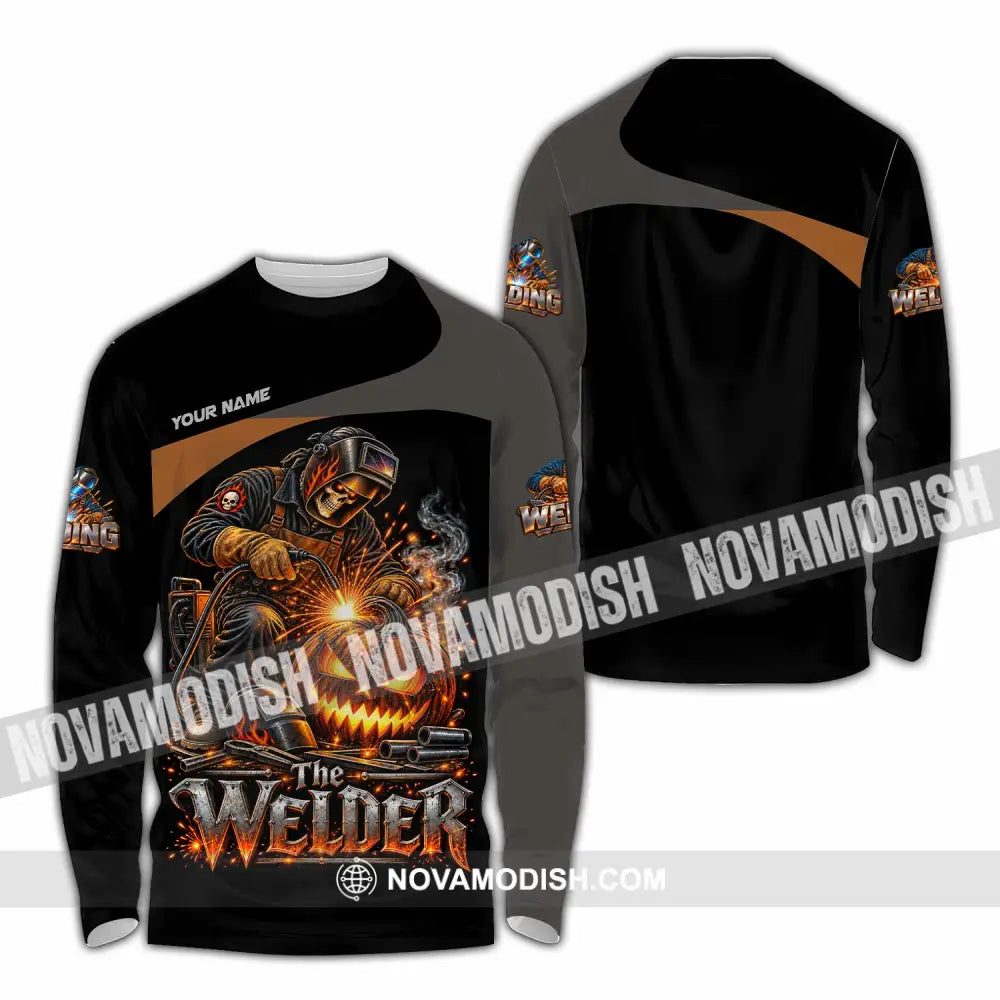 Unisex Shirt - Custom Welder Shirt - Long Sleeve Shirt / S - T-shirt