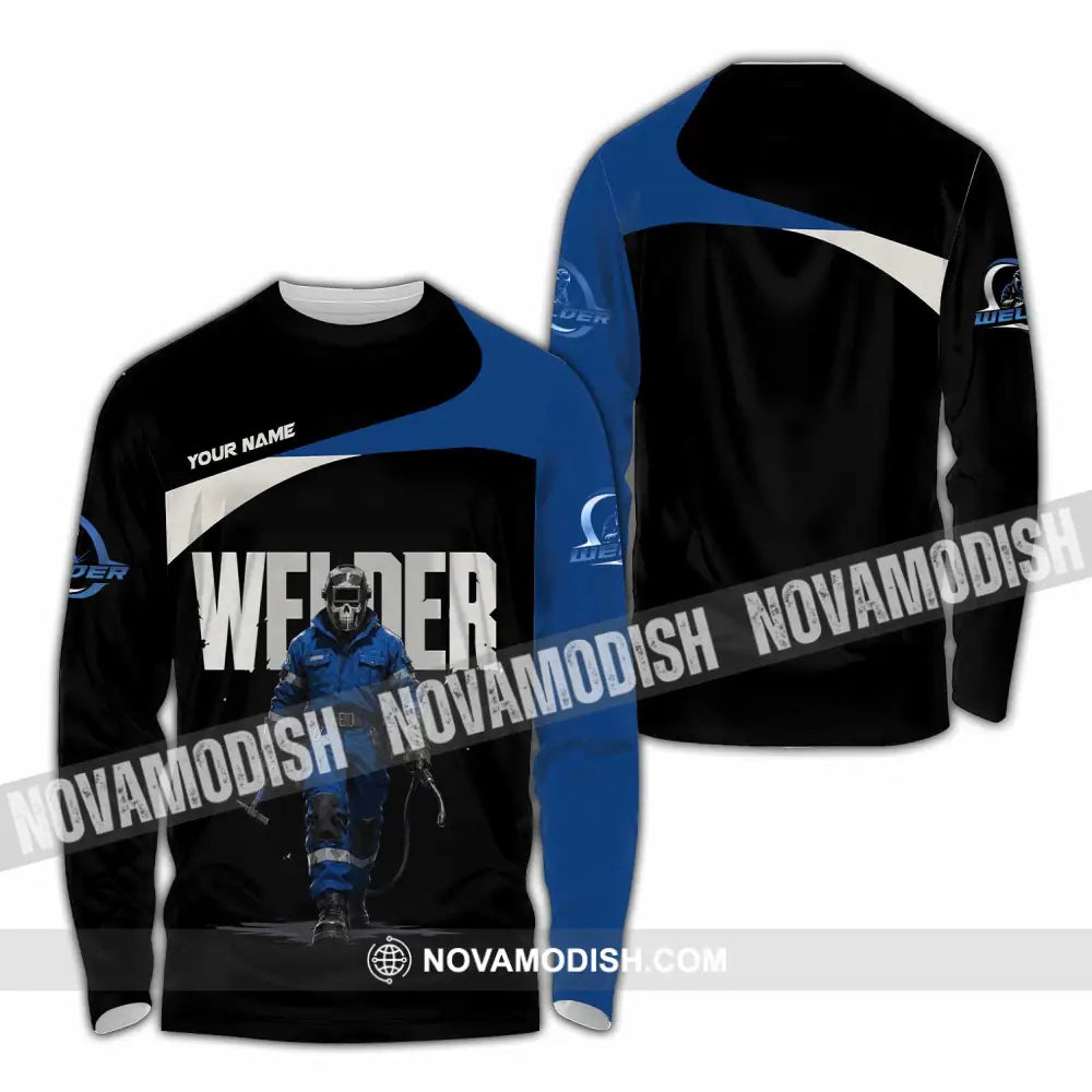 Unisex Shirt - Custom Welder Shirt - Long Sleeve Shirt / S - T-shirt