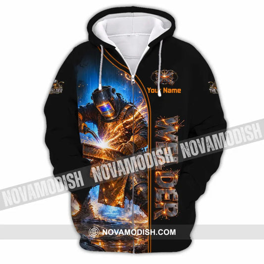 Unisex Shirt - Custom Welder Shirt - Zipper Hoodie / S - T-shirt